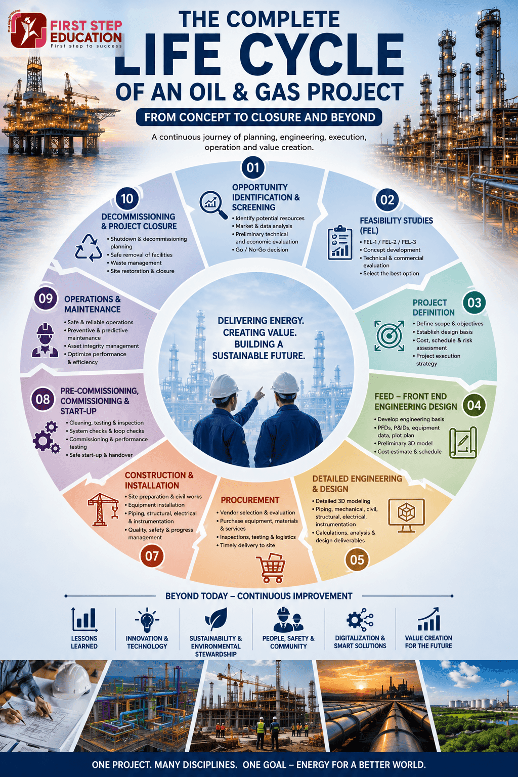 The Complete Lifecycle Of An Oil & Gas Project: From Concept to Closure And Beyond - PART 1